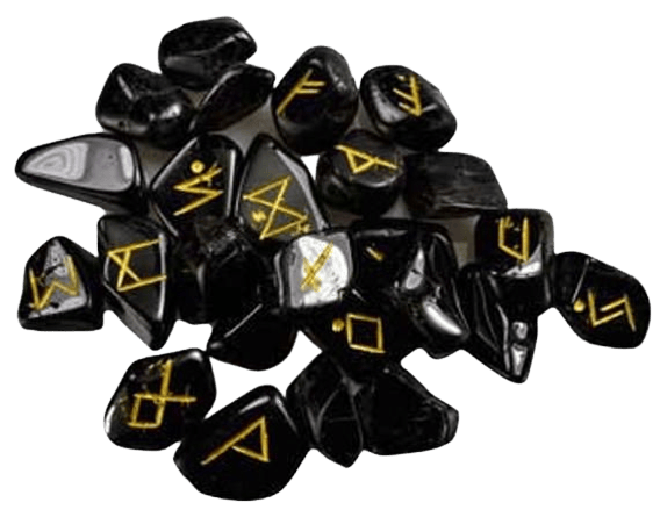 Runes with Futhark written